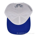 Großhandel doppelte Farbe flache Stickerei Snapback Cap